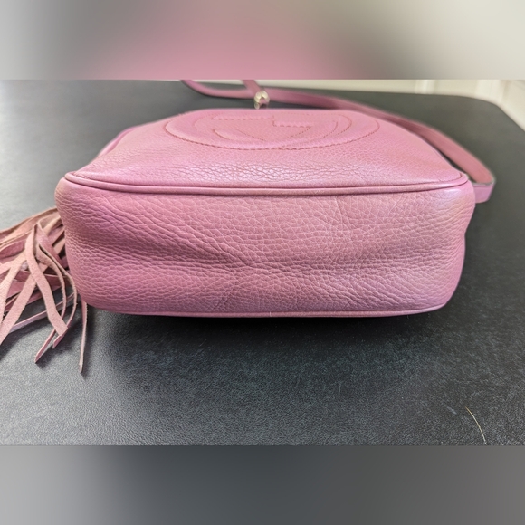 Gucci Pink Soho Disco Crossbody Bag Leather Small - Picture 2 of 16